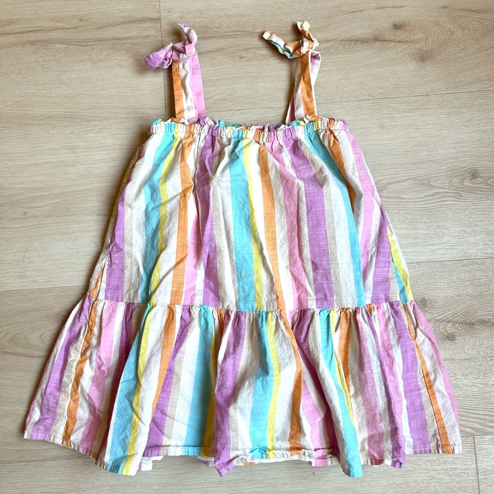 Cat and Jack Toddler Colorful Striped Sundress - 4T
